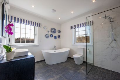 A bathroom at Oban House, Argyll and Bute