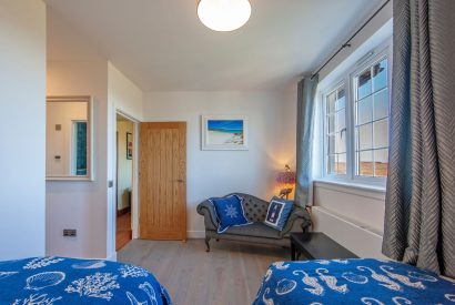 A twin bedroom at Oban House, Argyll and Bute