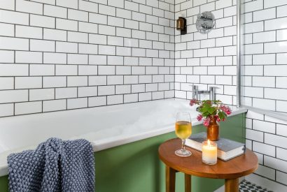 The bathroom at Campion Barn, Bude, Cornwall