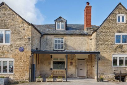 The exterior at Leonard House, the Cotswolds