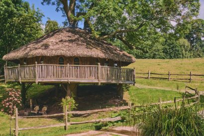 Outdoor space at Stargazer, Malvern Hills