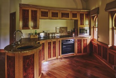 The kitchen at Stargazer, Malvern Hills