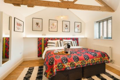 A super king size bedroom at Bright House, Chapmanslade, Wiltshire