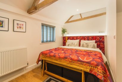 A super king size bedroom at Bright House, Chapmanslade, Wiltshire