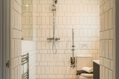 A bathroom at Bright House, Chapmanslade, Wiltshire