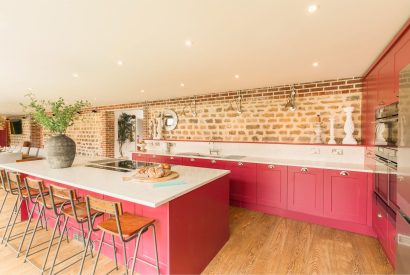 The kitchen at Bright House, Chapmanslade, Wiltshire