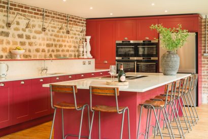 The kitchen at Bright House, Chapmanslade, Wiltshire