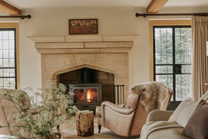 The living room at Chipping House, Cotswolds