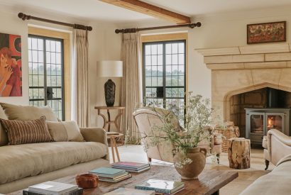 The living room at Chipping House, Cotswolds