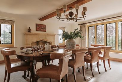 The dining room at Chipping House, Cotswolds