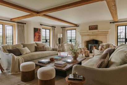 The living room at Chipping House, Cotswolds