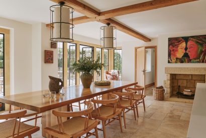 The dining room at Chipping House, Cotswolds