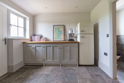 The utility room at Pen y Bryn, Abersoch