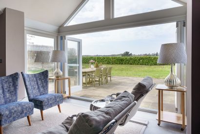 The living room at Pen y Bryn, Abersoch