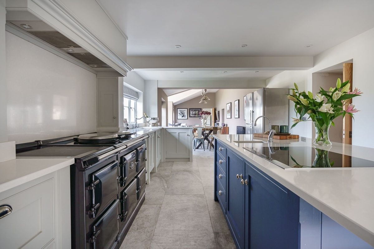 The kitchen at Pen y Bryn, Abersoch