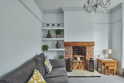 The living room at Hollie Cottage, Lancashire