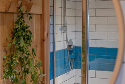 The family bathroom at Fell Lodge, Lancashire 