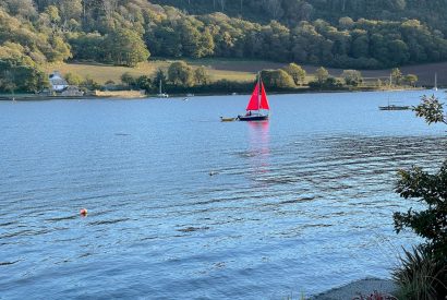 The view at The Moorings, Cornwall