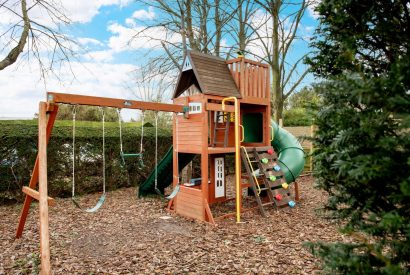 The play area at Sunset Cottage, Kent