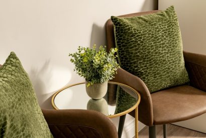 A seating area at Paisley Cottage, Kent