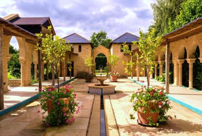 The gardens at Cotswold Retreat, Cotswolds