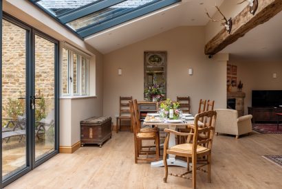 The dining area at Cotswold Retreat, Cotswolds