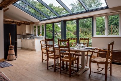 The dining area at Cotswold Retreat, Cotswolds