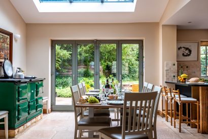 The dining kitchen at Cotswold Retreat, Cotswolds