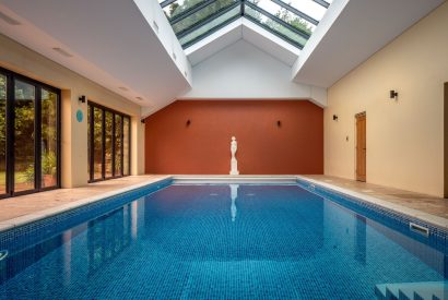 The indoor swimming pool at Cotswold Retreat, Cotswolds