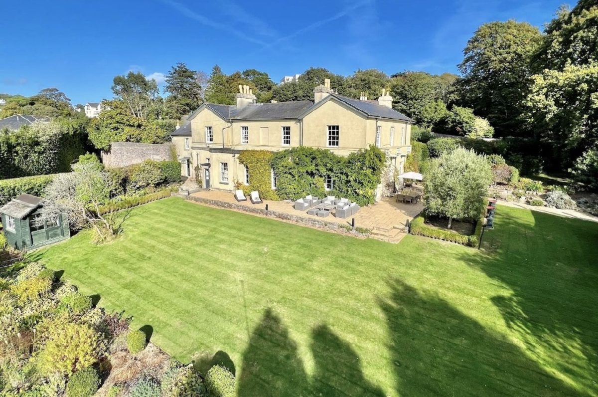 The gardens at Meadfoot Manor, Torquay, Devon