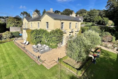 The gardens at Meadfoot Manor, Torquay, Devon