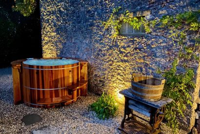 The hot tub at Meadfoot Manor, Torquay, Devon