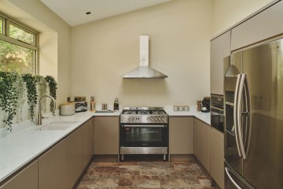 The kitchen at Rye Top Farm, Uppermill, Peak District