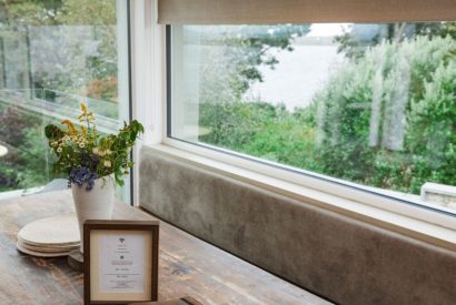 The dining table at Map Maker's Cottage, Roundstone, Galway