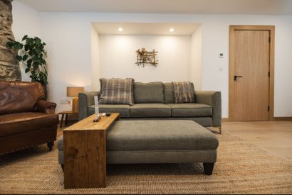 The living room at Weaver's Cottage, Roundstone, Galway