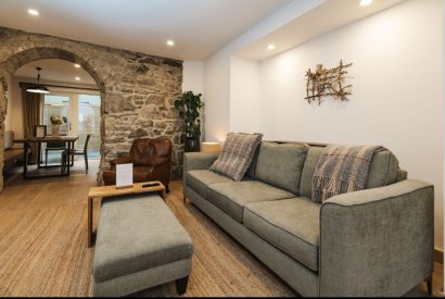 The living room at Weaver's Cottage, Roundstone, Galway