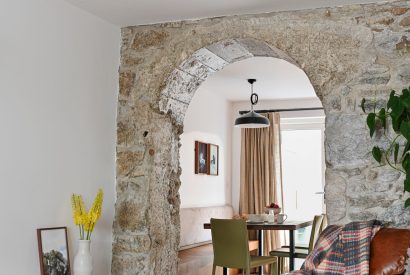 The living room at Weaver's Cottage, Roundstone, Galway