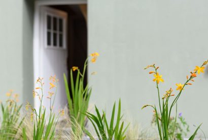 The entrance at Weaver's Cottage, Roundstone, Galway