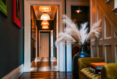 The hallway at Meadfoot Manor, Torquay, Devon