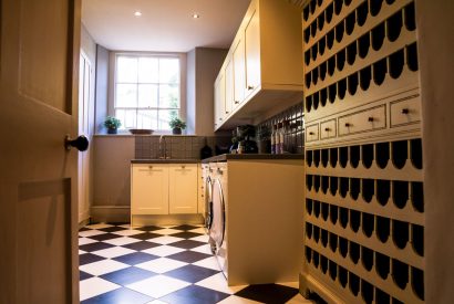 The butler's kitchen at Meadfoot Manor, Torquay, Devon