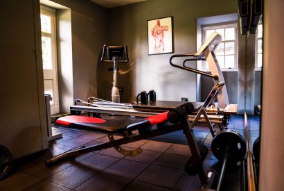 The gym at Meadfoot Manor, Torquay, Devon