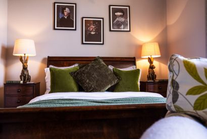 A king size bedroom at Meadfoot Manor, Torquay, Devon