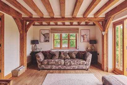 The living room at Apple Tree Cottage, Cotswolds