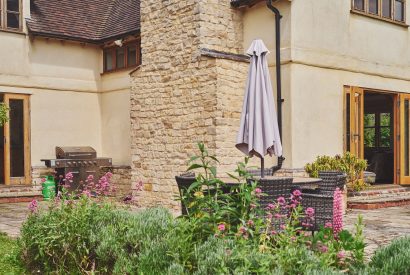 The garden at Apple Tree Cottage, Cotswolds