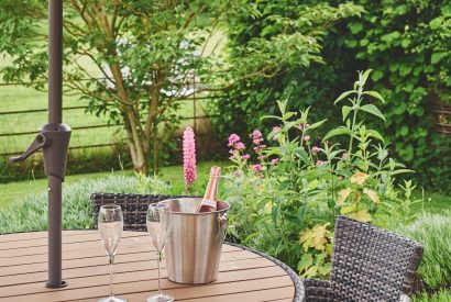 The garden at Apple Tree Cottage, Cotswolds