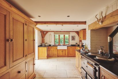 The kitchen at Apple Tree Cottage, Cotswolds