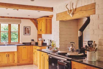 The kitchen at Apple Tree Cottage, Cotswolds