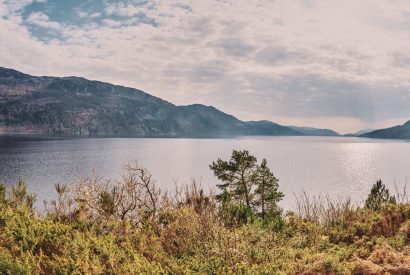 The view from Loch Ness Mansion, Scottish Highlands