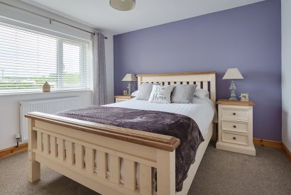 A bedroom at Ty Llewelyn, Llyn Peninsula