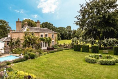 The gardens at Hockham Grange, Norfolk Coast